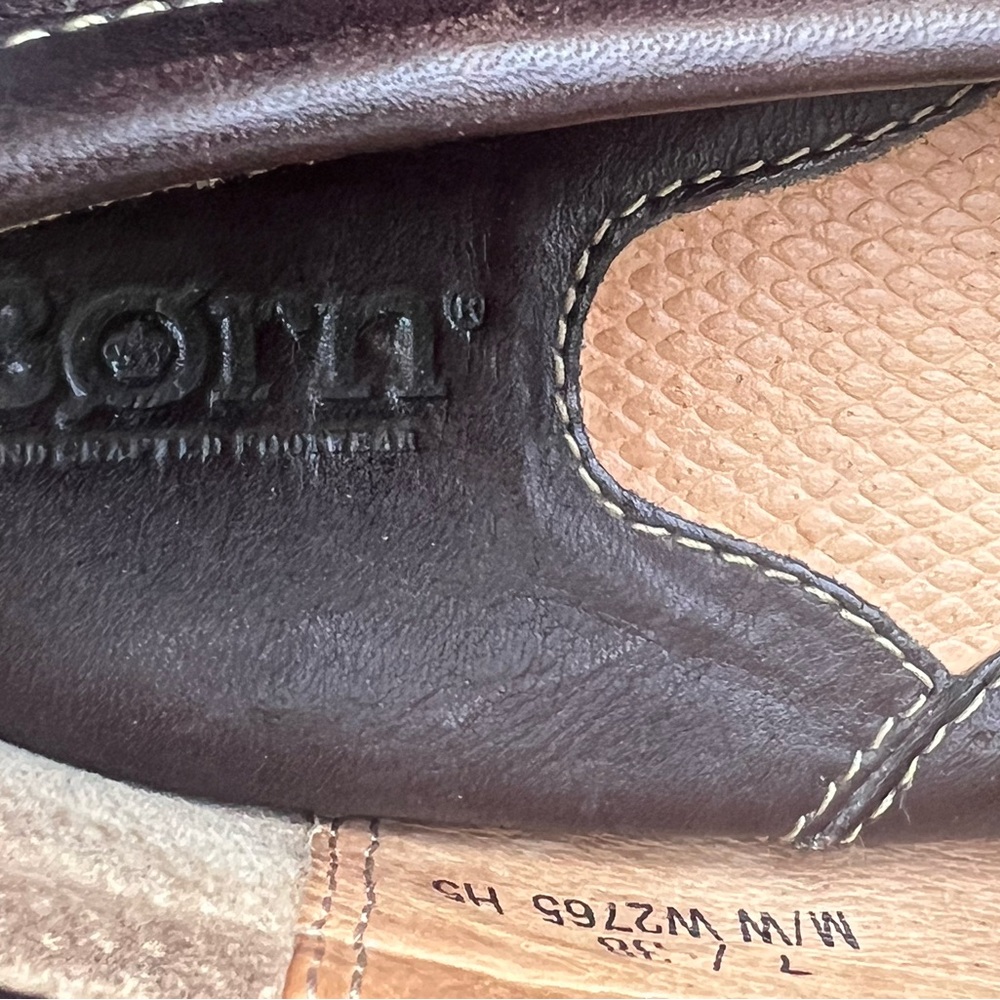 Born Loafers Women's Leather Dark Brown Size 7M W2765 - Picture 14 of 15